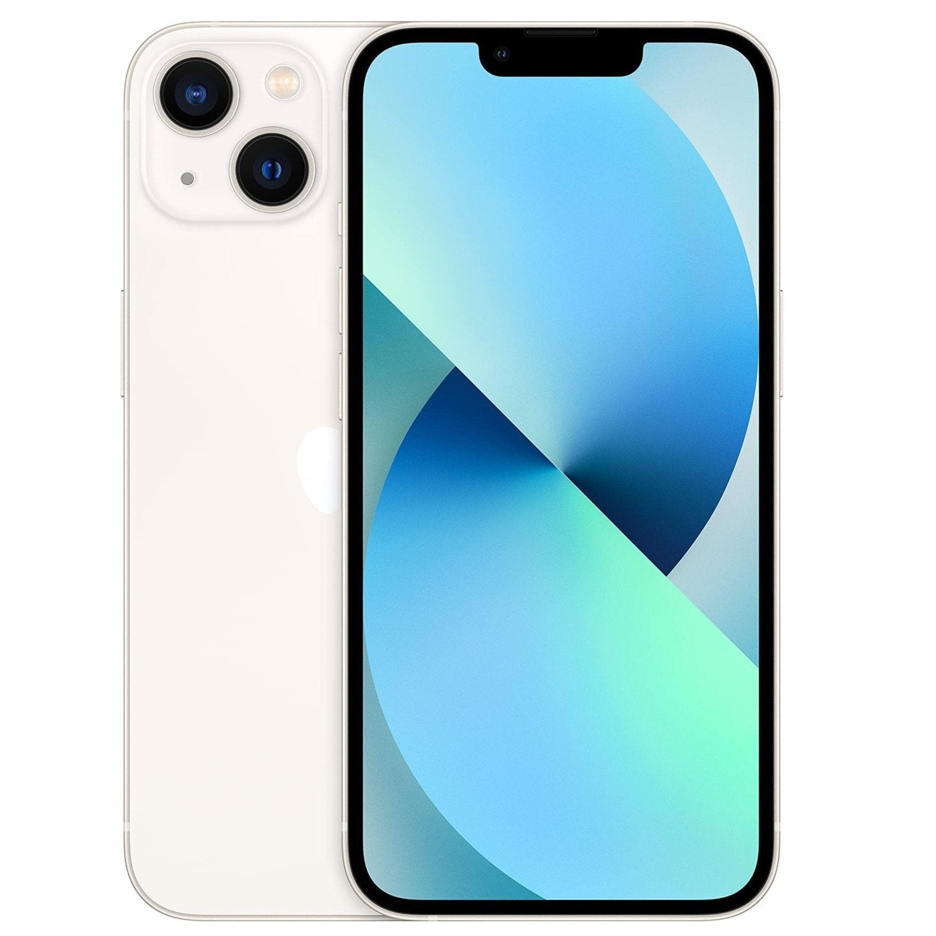 Refurbished iPhone 13 128gb, white color (Starlight)