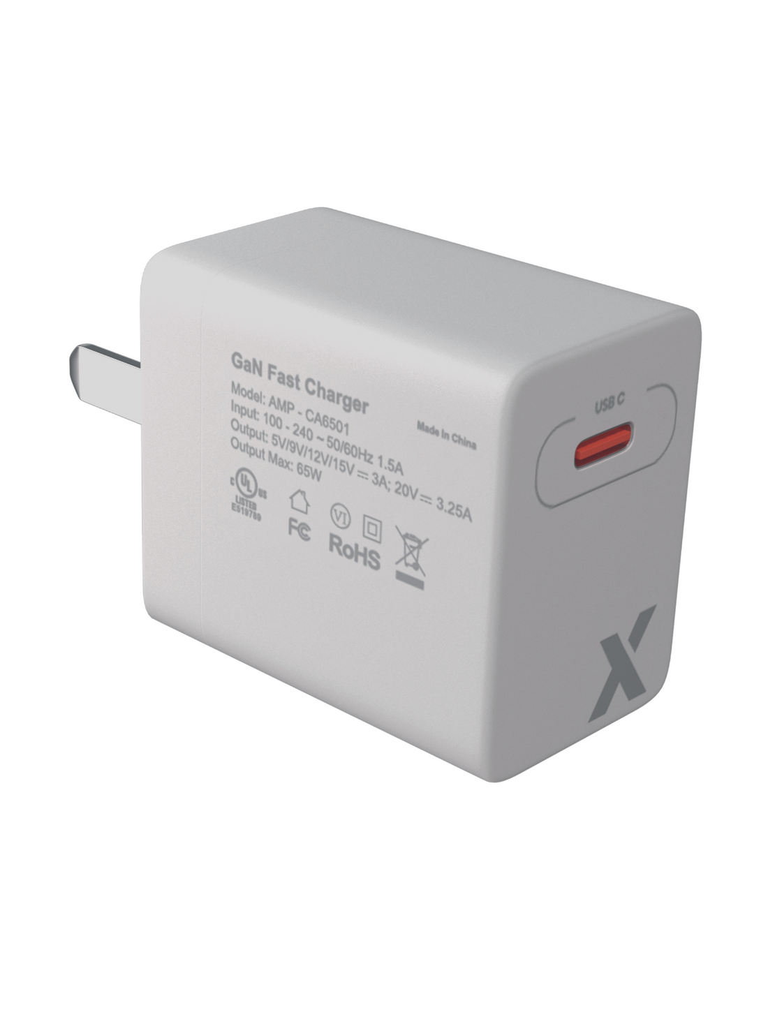 65W USB C Wall power adapter with GaN technology for ultra fast charging. Premium Aftermarket with laptops and smartphones.