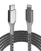 Lightning to USB C charging and data cable