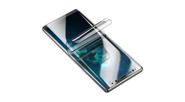 Ultra thin and strong Clear screen protection on Samsung phone by Phone Fact in Hamilton