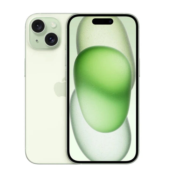 Green iphone 15 at Phone Fact